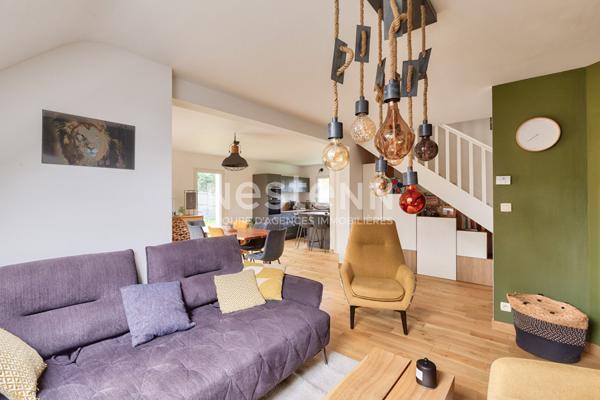 A VENDRE Maison Yffiniac, 3 chambres + 1 bureau, terrain sans vis à vis clos et arboré, en impasse