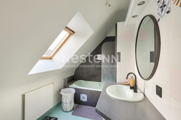 A VENDRE Maison Yffiniac, 3 chambres + 1 bureau, terrain sans vis à vis clos et arboré, en impasse