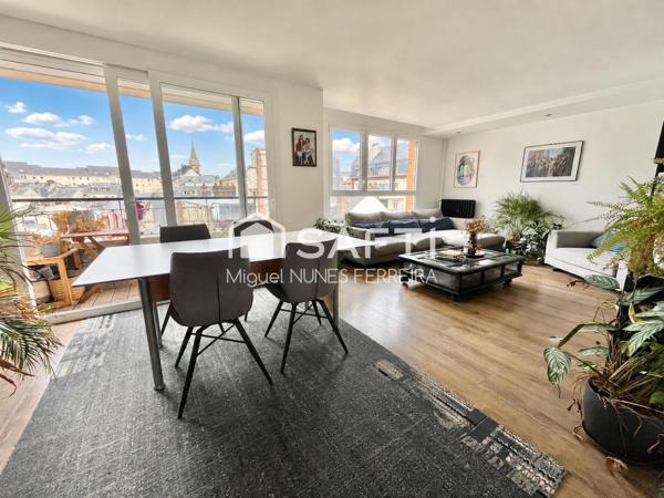 Appartement 4 chambres avec balcon et place de parking