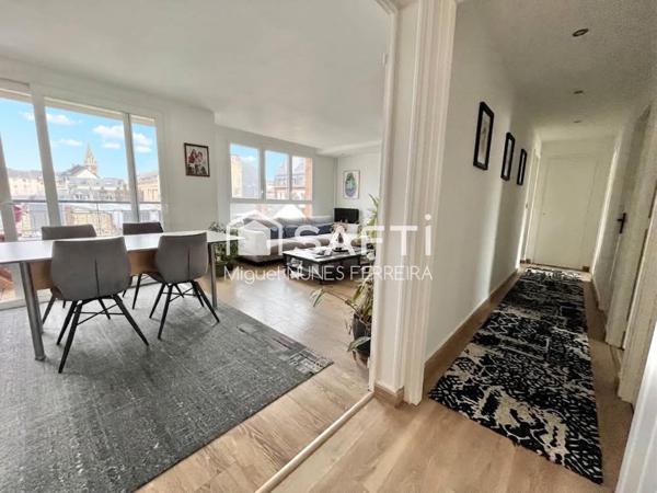 Appartement 4 chambres avec balcon et place de parking