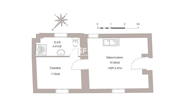 Location Appartement 2 pièces 28.19 m² - Sartrouville 78500