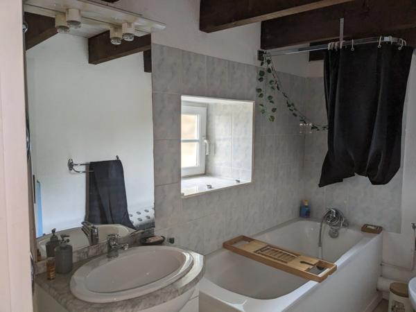 PLUMELIAU MAGNIFIQUE CHAUMIERE DE 170M² 7 PIECES 2 PARCELLES DE 1037 M² ET PARCELLE BOISEE DE 1,3 HECTARE ENVIRON