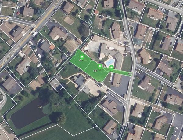 Terrain à CERIZAY, 79140 - 1208m²