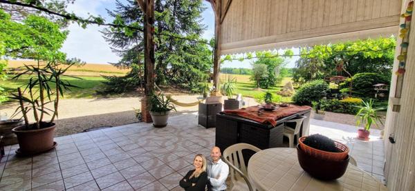 Charmante maison de 190m² avec terrain arboré de 2800m² à Maison Mas d'Agenais