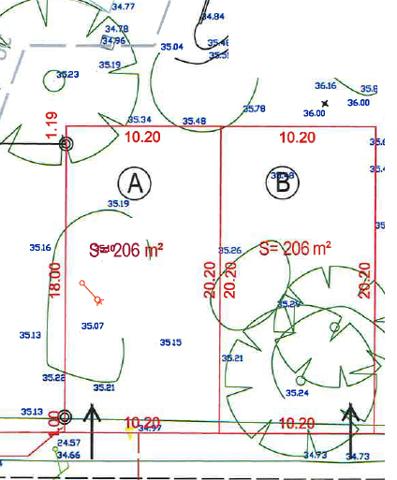 44840 LES SORINIERES LES SORINIERES - Terrain à bâtir de 206 m²