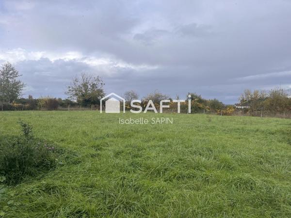 Joli terrain constructible sans vis à vis