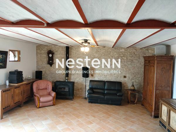 Maison en pierre - Beaune la Rolande - 2 pièce(s) - Dépendance - Jardin - Calme