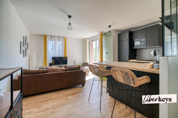 T3 lumineux avec balcon, 2 places de parking – DPE C/A