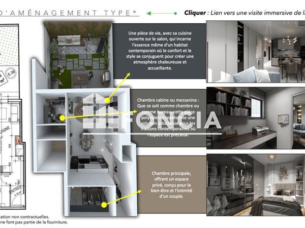 À vendre Maison 2 pièces 37 m² - Bretignolles-sur-mer 85470