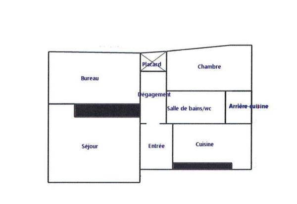 Appartement 3 pièces                                        - 44000 Nantes - Centre ville Réf : 8717