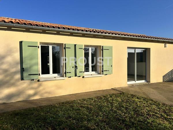 En exclusivité COULON pavillon de plain-pied 3 chambres jardin et garage.