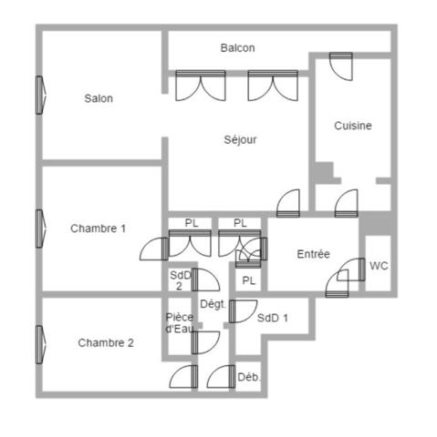 REIMS - APPART T4 + CAVE - PARKING - SECTEUR AGRÉABLE