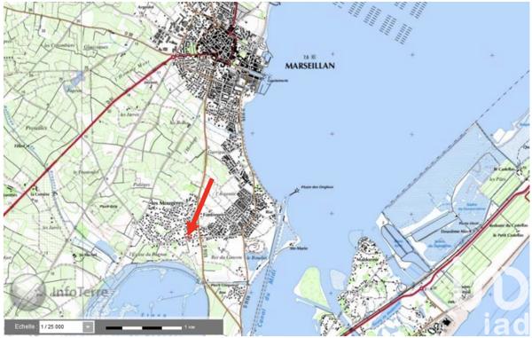 Terrain à vendre 555 m² Marseillan