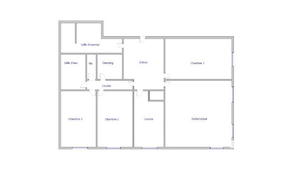 Appartement à vendre 4 pièces 82 m² Chevilly-Larue