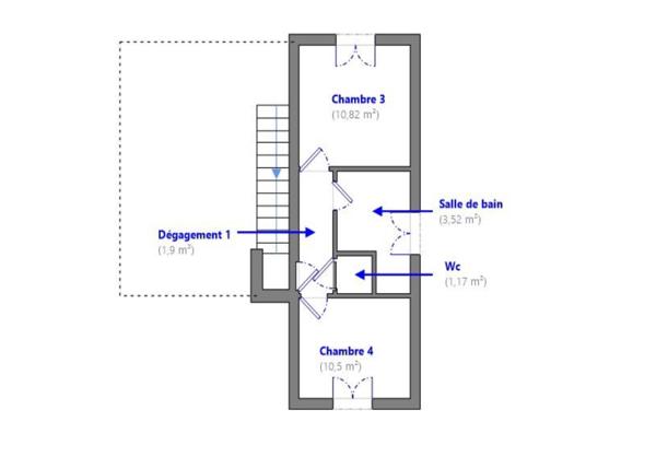 Maison avec garage et terrasse couverte sur une parcelle de 315 m2 (VIDEO 4K SUR DEMANDE)