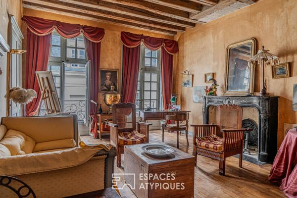Appartement intimiste charme de la pierre cœur historique de Nantes 65 m²