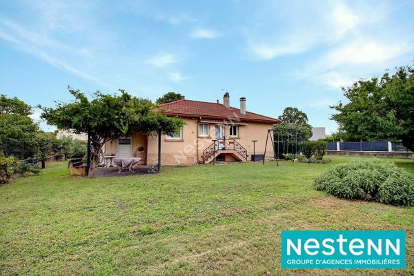 Maison plain-pied de 88m² avec grand terrain de 836m² et garage à Décines-Charpieu