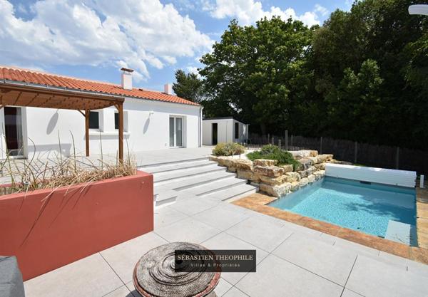 Propriété T5 contemporaine avec piscine proche centre