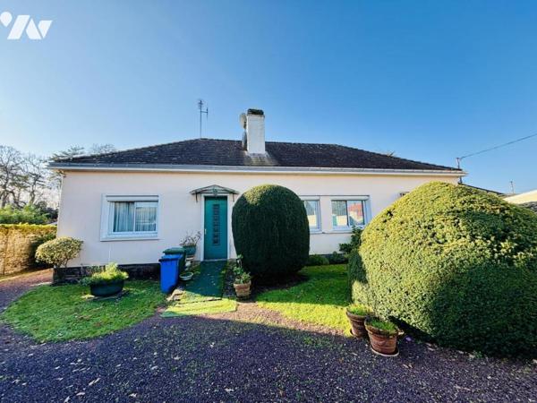 Maison de plain-pied – 107 m² – Grand jardin clos de 1 300 m² – Proche centre-bourg