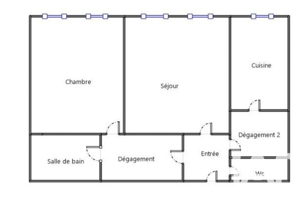 Appartement à vendre 2 pièces 49 m² Paris 19