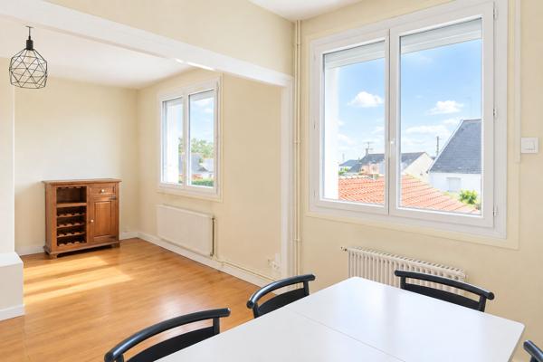 Donges centre, appartement T3 meublé au 1er étage - Jardin commun