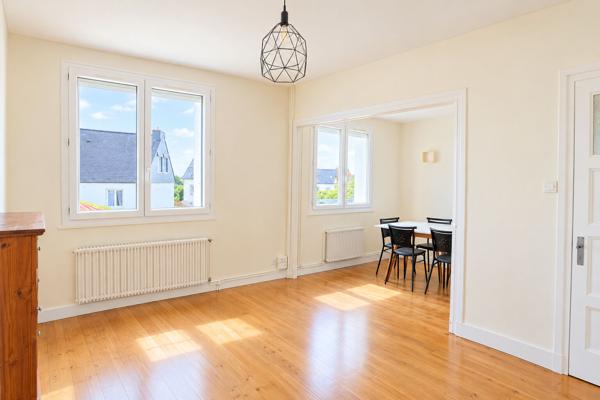 Donges centre, appartement T3 meublé au 1er étage - Jardin commun