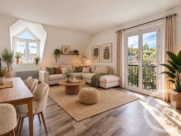 Appartement F2 Bis à vendre  3 pièces - 60,36 m 2   THIAIS  - 94