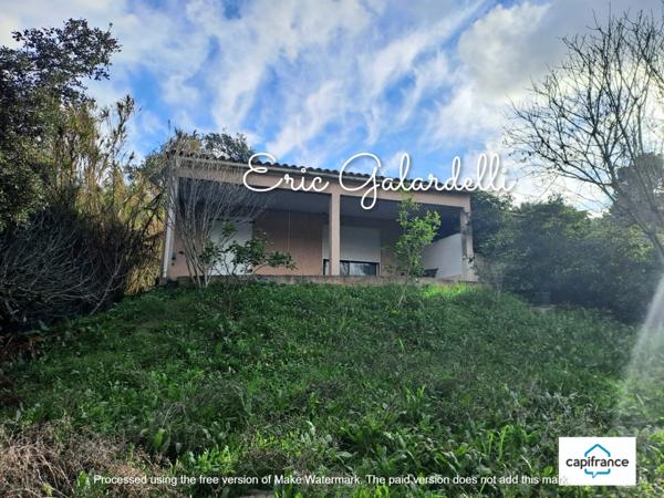 Maison à vendre idéal investissement locatif 6 pièces partagées en 3 appartements T2 plaine de Baracci sur la commune de VIGGIANELLO (20)