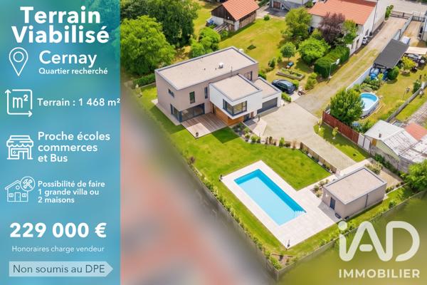 Terrain à vendre 1 468 m² Cernay