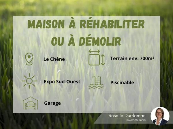 Quartier du Chêne - Projet à fort potentiel Terrain 700 m2