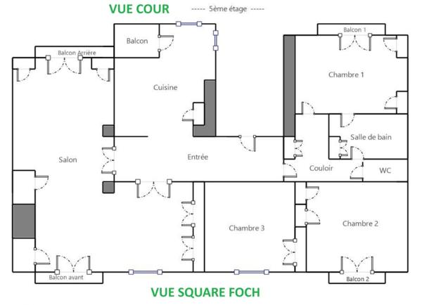 Appartement de standing en hyper-centre