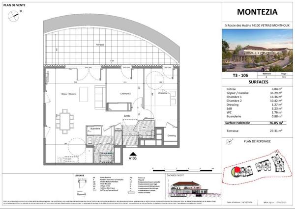 Appartement à vendre 3 pièces 76 m² Vétraz-Monthoux