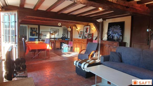 Maison normande, 5 chambres, 20mn des plages
