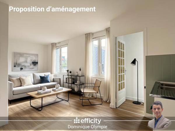 Appartement 3 pièces - 61 m²