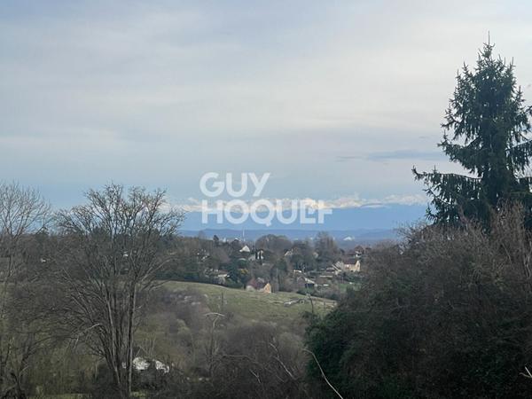 Terrain à vendre vue partielle Pyrenées à Orthez - 3300 m² constructibles et 1 ha 4 agricoles Référence 30007
