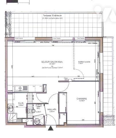 Appartement rez-de-jardin centre