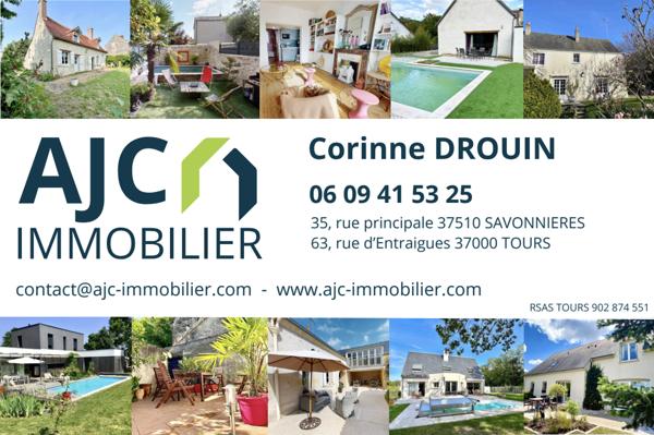 Saint-Étienne-de-Chigny (37230) Demeure de Charme avec piscine