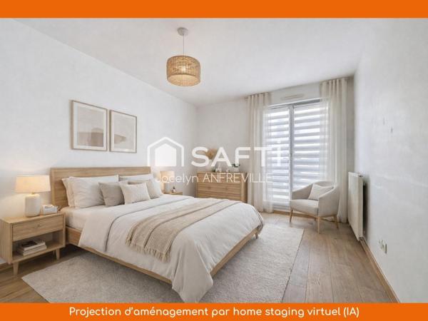 Spacieux 3 pièces avec balcon, cave et parking