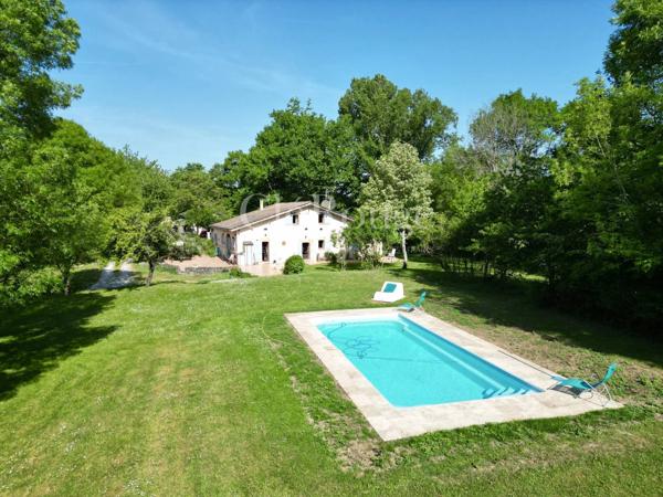 Proche d’Eymet - Charmante propriété en pierre de 5 chambres avec piscine