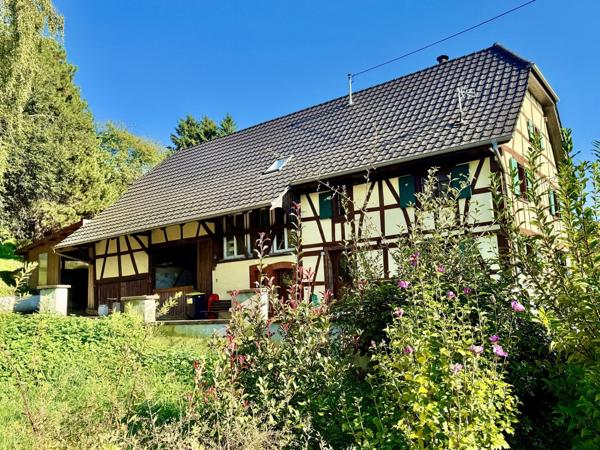 Maison alsacienne rénovée avec grange et dépendances sur 16 ares