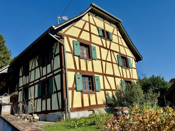 Maison alsacienne rénovée avec grange et dépendances sur 16 ares