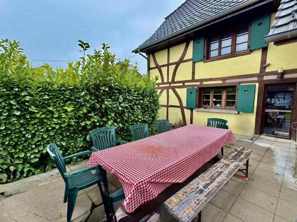 Maison alsacienne rénovée avec grange et dépendances sur 16 ares
