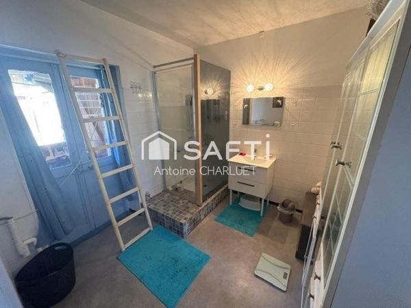 Maison de bourg de 61m² avec terrain de 351m² à CLION SUR INDRE