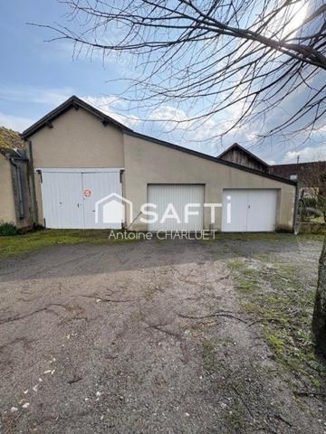 Maison de bourg de 61m² avec terrain de 351m² à CLION SUR INDRE