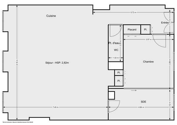 Somptueux appartement de 88m2 situé Place de la Comédie