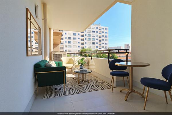 Appartement à vendre Marseille 13010 4 pièces  92m2 lumineux sans travaux  terrasse parkings  rangements