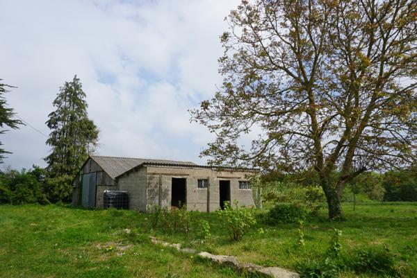 Ploufragan (22440) Propriété en pierre avec dépendances, terrain et bois