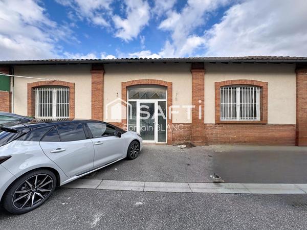 Local d’activité 300 m² avec bureau et extérieur – Toulouse