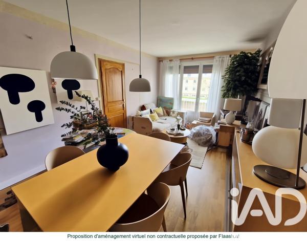 Appartement à vendre 3 pièces 63,36 m² Chelles