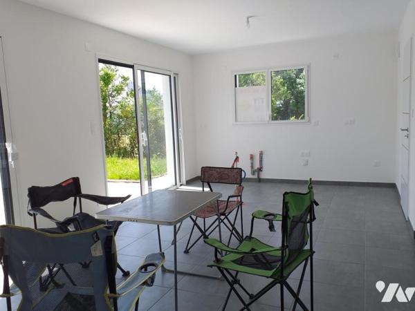 Maison neuve 3 chambres sur jardin de 280m²